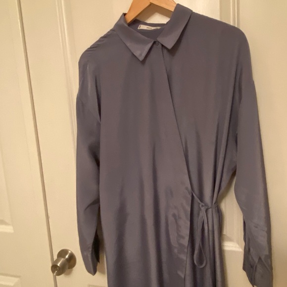 Mango wrapped Satin Dress - Picture 6 of 8